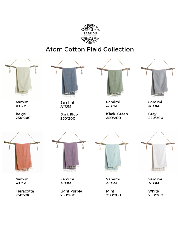 ATOM XXL Cotton Beach Towel 200x250 – Fresh Mint