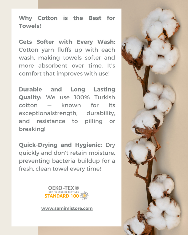 ILVA Turkish Hammam Towel, Spa & Sauna Towel / Made of Bamboo and Cotton - White