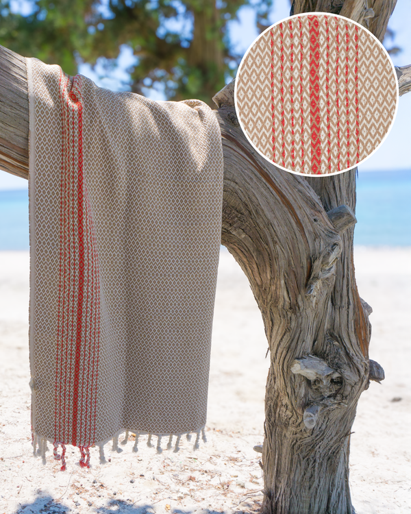 AMADA Turkish Hammam Towel - Beige