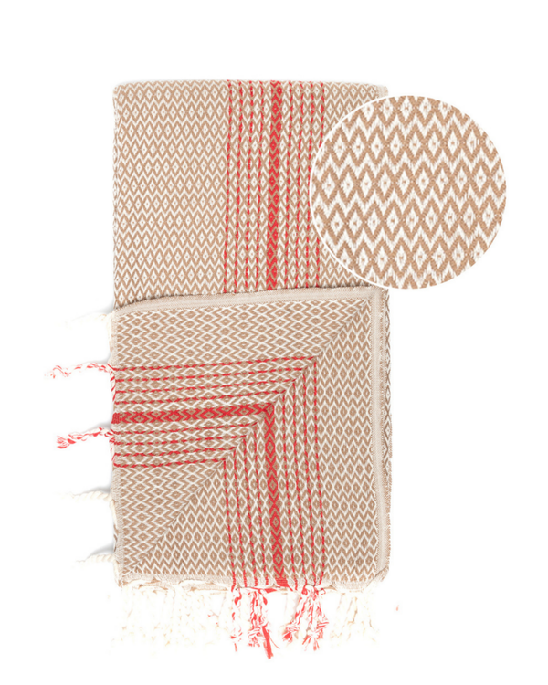 AMADA Turkish Hammam Towel - Beige