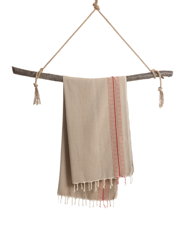AMADA Turkish Hammam Towel - Beige