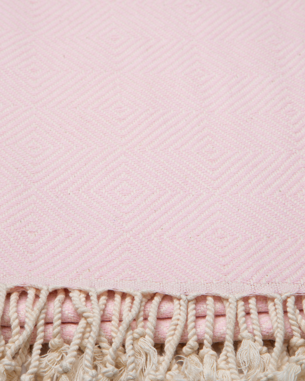 CRYSTAL Beach Towel, Turkish Hammam Towel, Spa & Sauna Towel - Light Pink