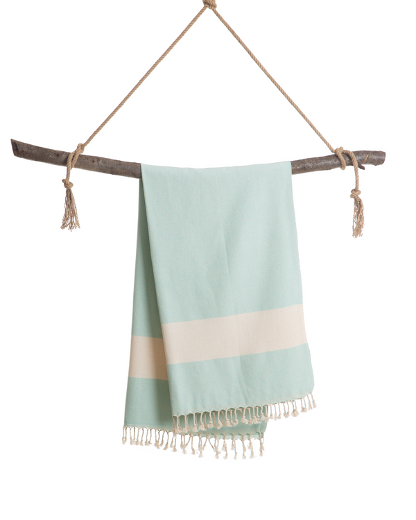 DIAMANT Hammam Towel, Beach Towel, Pestemal - Mint
