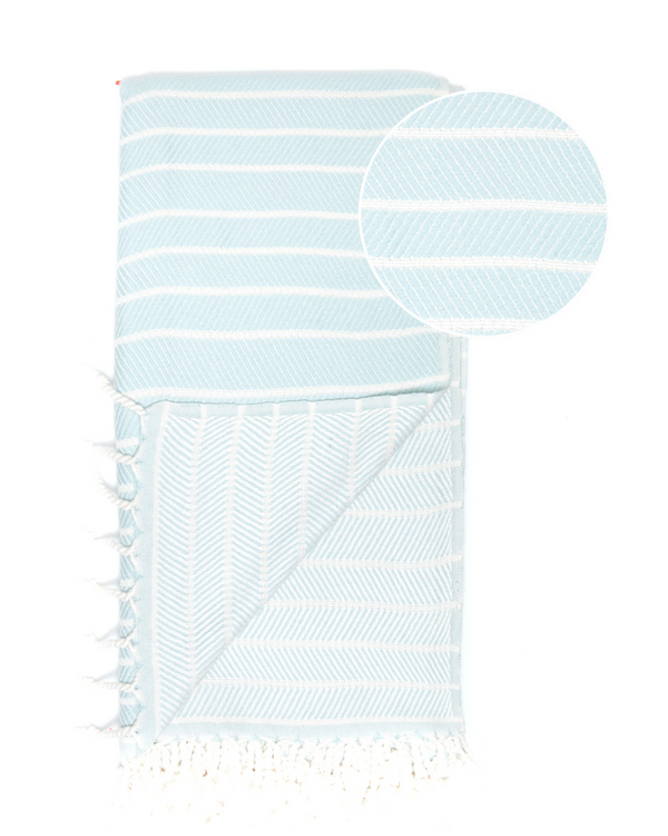 ILVA Turkish Hammam Towel, Spa & Sauna Towel / Made of Bamboo and Cotton - Mint