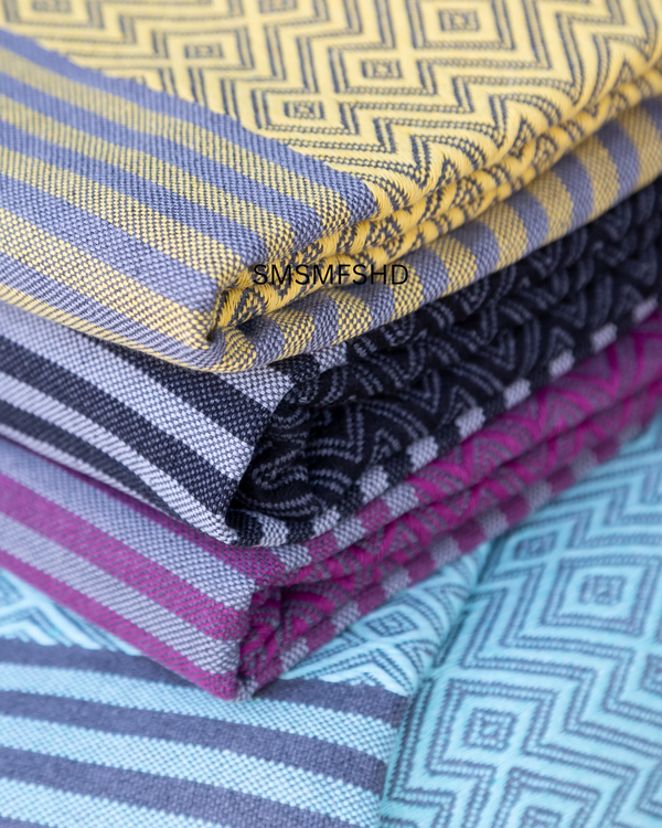 SAHARA Hammam Beach Towel, Spa Sauna Towel - Cherry Red