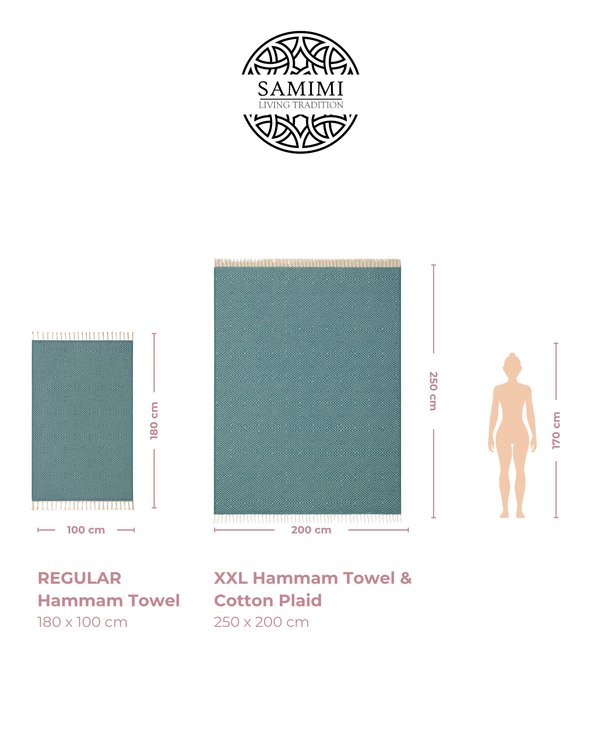 ATOM XXL Cotton Beach Towel 200x250 – Fresh Mint