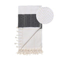 Samimi Hammam Towel Balik White-Black