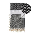 Samimi Hammam Towel Balik Black-White