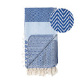 Samimi Hammam Towel Balik Blue-Turquoise