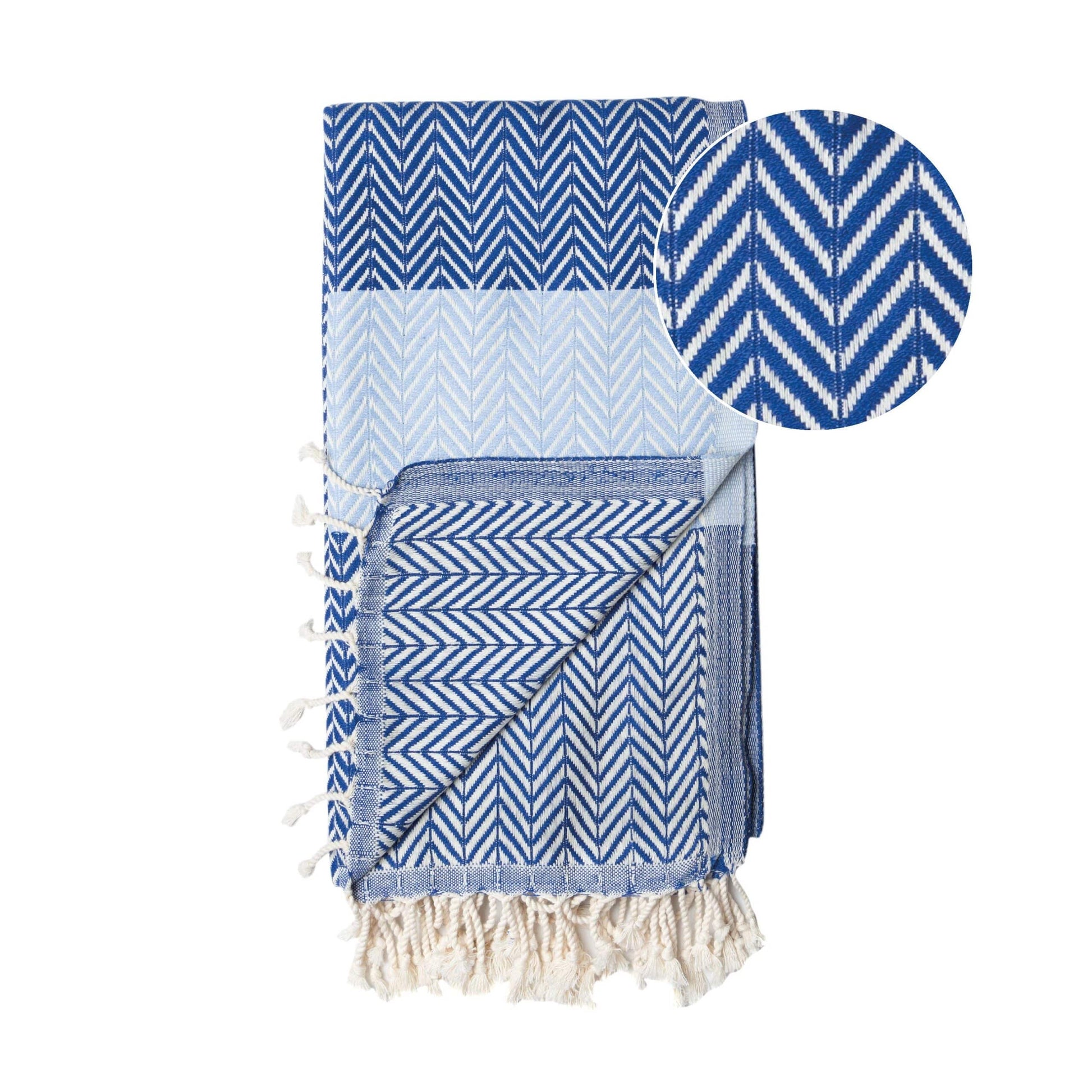 Samimi Hammam Towel Balik Blue-Turquoise