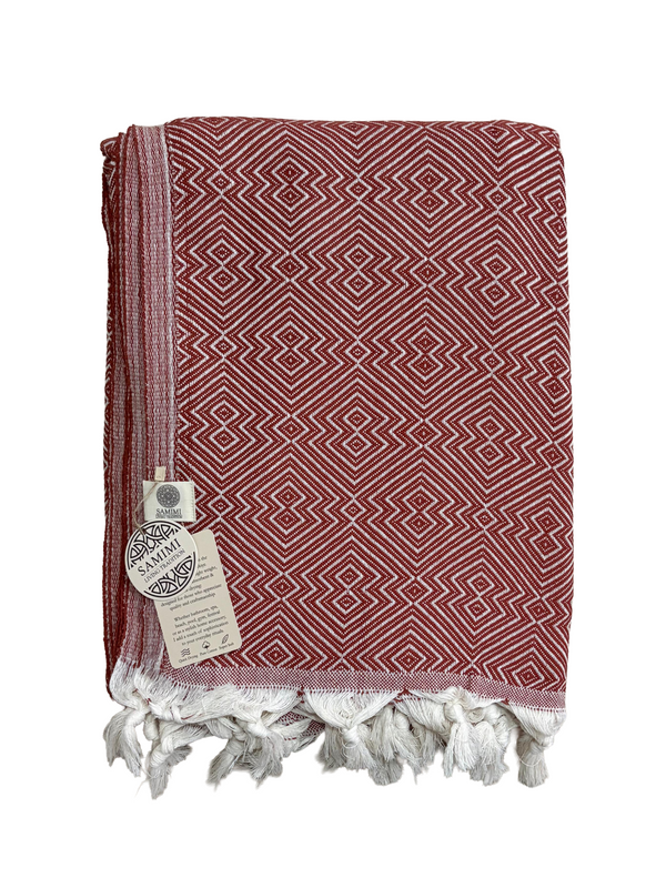 ATOM XXL Cotton Beach Towel 200x250 – Warm Terracotta